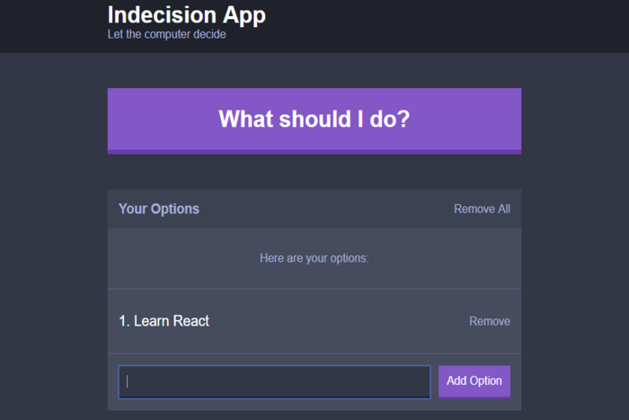 IndecisionApp